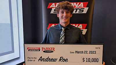 Andrew Roe wins Character Counts Scholarship award from Parker & Sons for $10,000