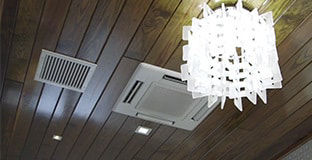 Ceiling recessed ductless mini-split air conditioner