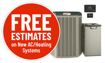Free Estimates on New AC & Heating Systems