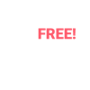 A magnifying glass icon with the word free in the center of it.