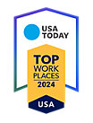 Top workplace award USA Today