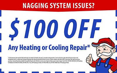 $100 Off Any Heating or Cooling Repair
