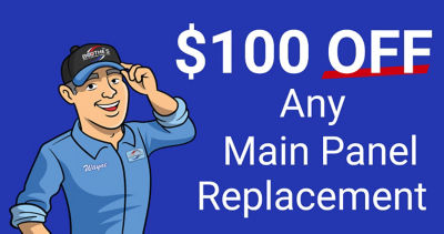 $100 off any main panel replacement