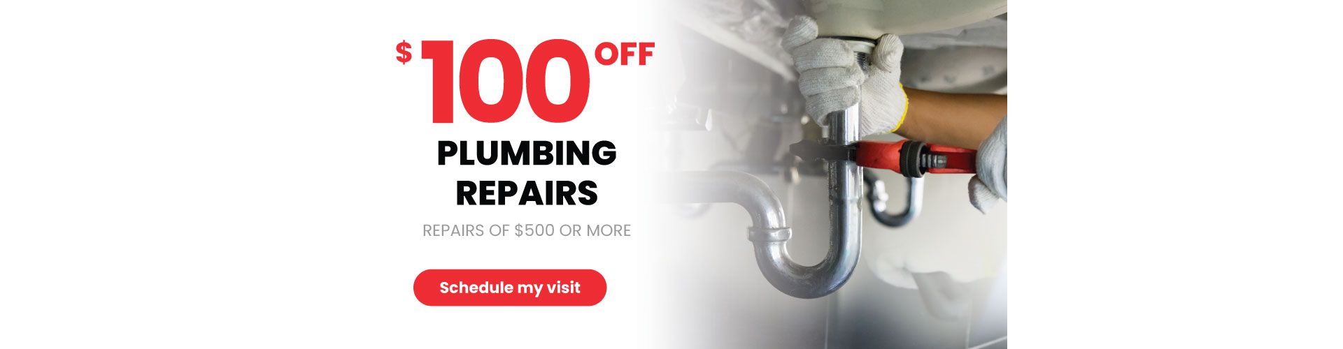 $100 Off Plumbing Repairs