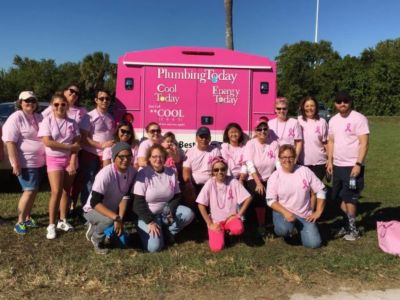 Team raising awareness about cancer