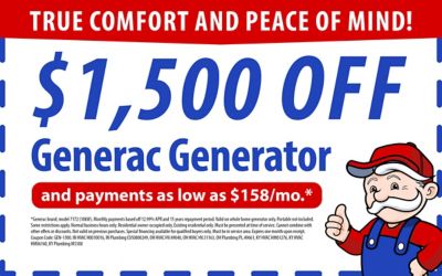 $1,500 Off Generac Generator