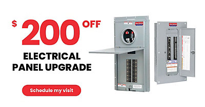 $200 OFF Electrical Panel Upgrade