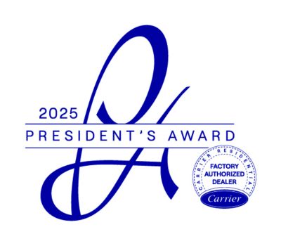 Carrier - 2021 Presidents Award - Factory Authorized Dealer in Denver