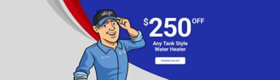 250 off coupon any tank style water heater with wayne