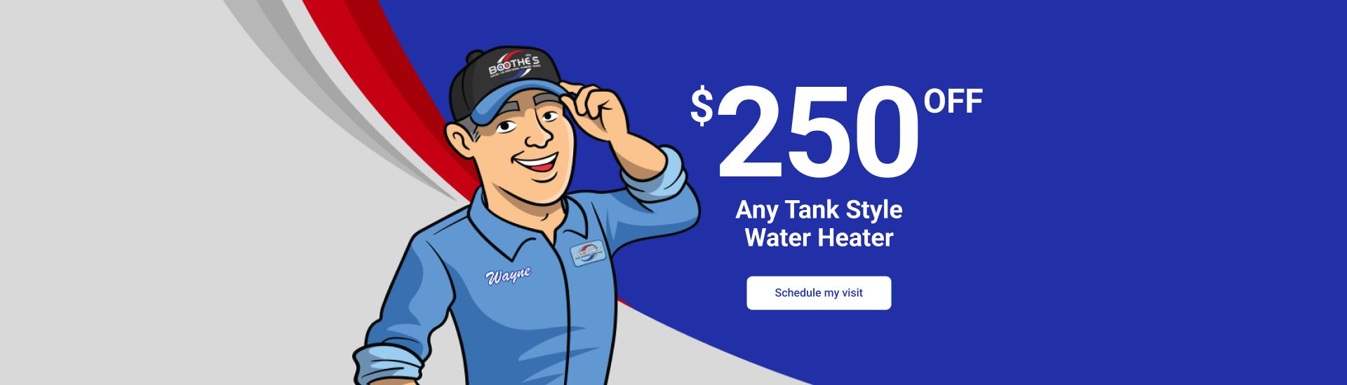 250 off coupon any tank style water heater with wayne