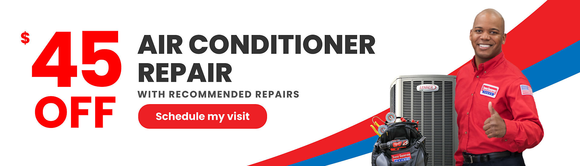 45 off Air Conditioner Repairs