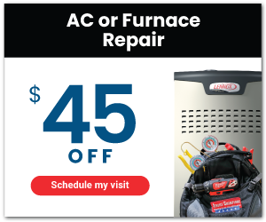 $45 OFF HVAC Repairs