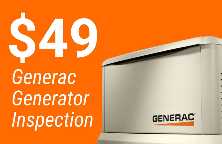 $49 Generac Generator Inspection