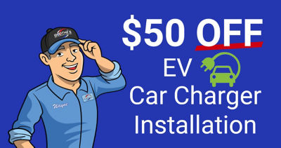 $50 off EV car charger installation 