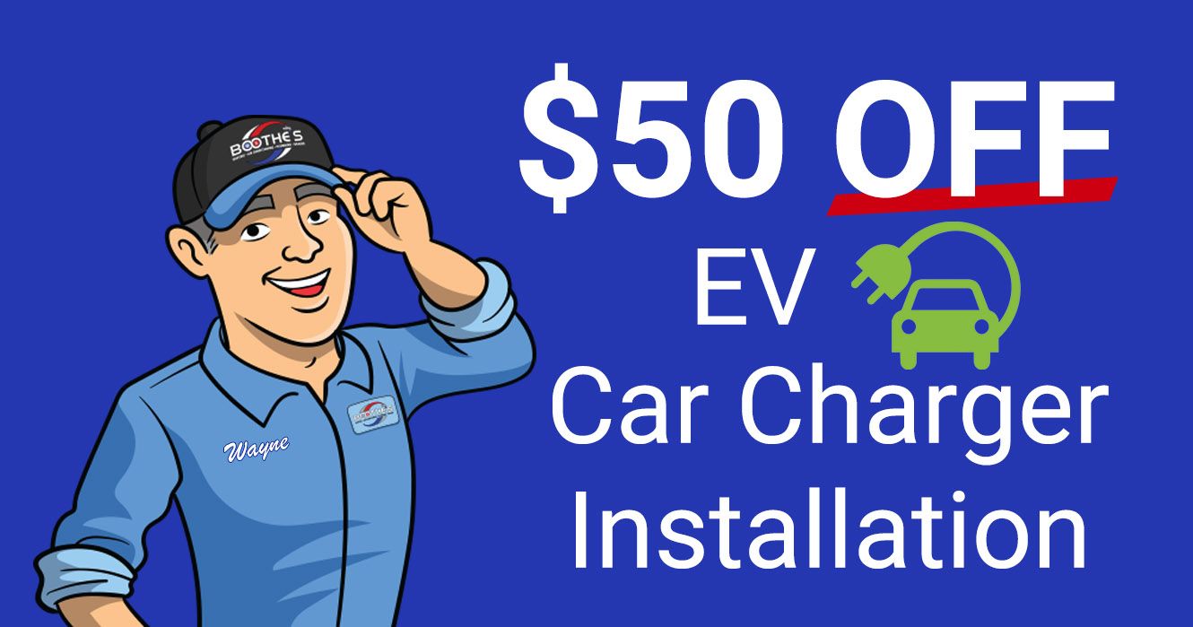 $50 off EV car charger installation 