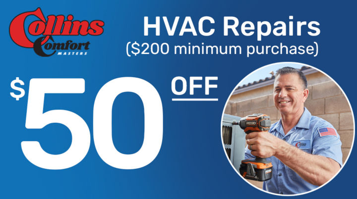 $50 Off HVAC Repairs