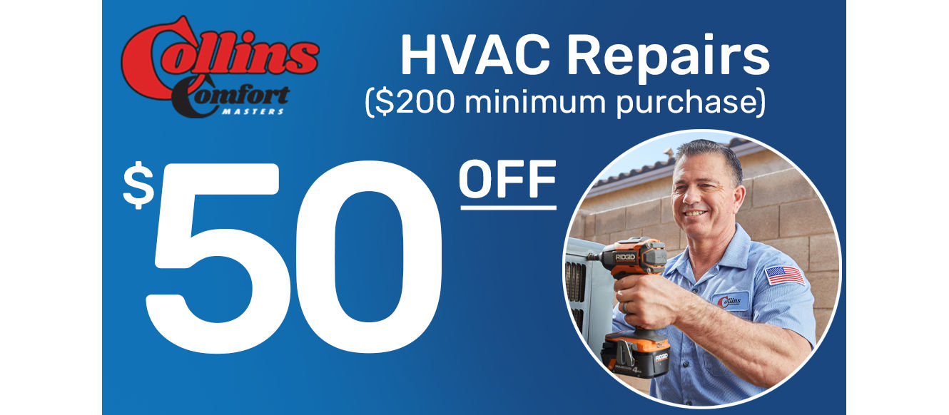 $50 Off HVAC Repairs