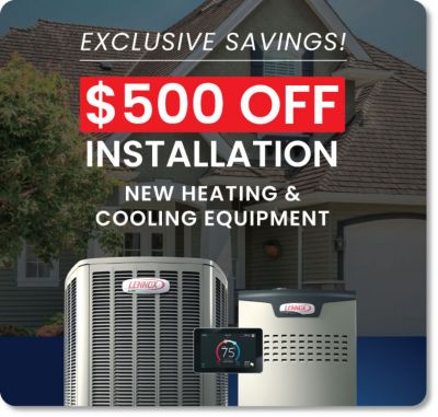 $500 Off Install Heater & AC