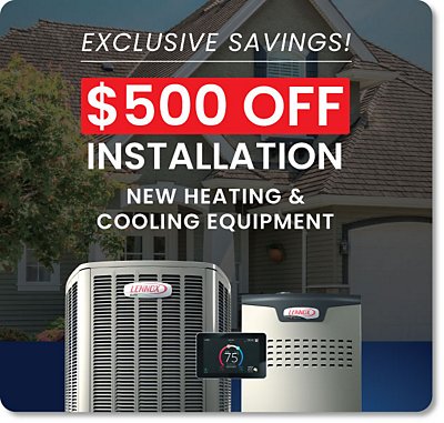 $500 Off Install Heater & AC