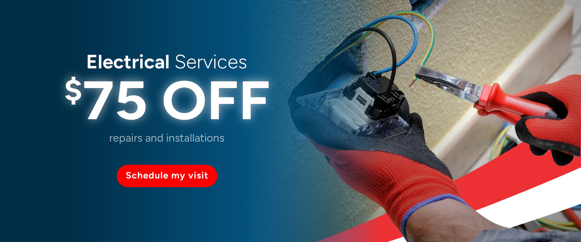 $75 OFF Electrical Repair or Installation