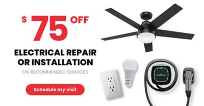 $75 OFF Electrical Repair or Installation