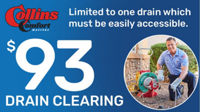 $93 Drain Clearing