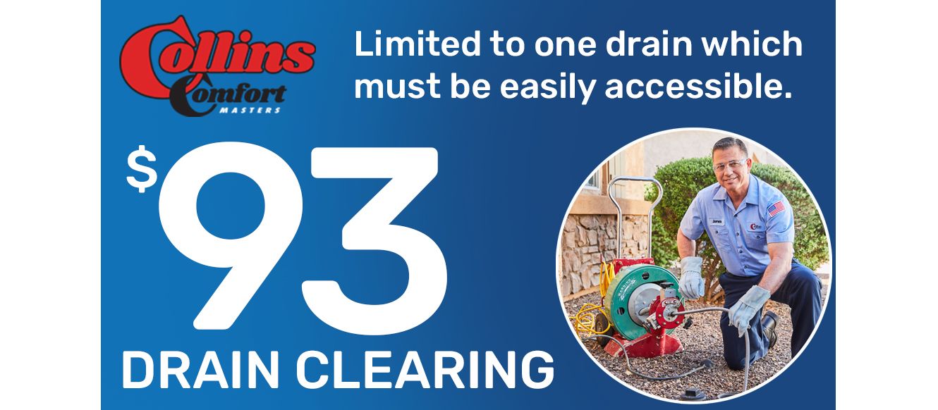 $93 Drain Clearing