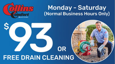 $93 or Free Drain Cleaning