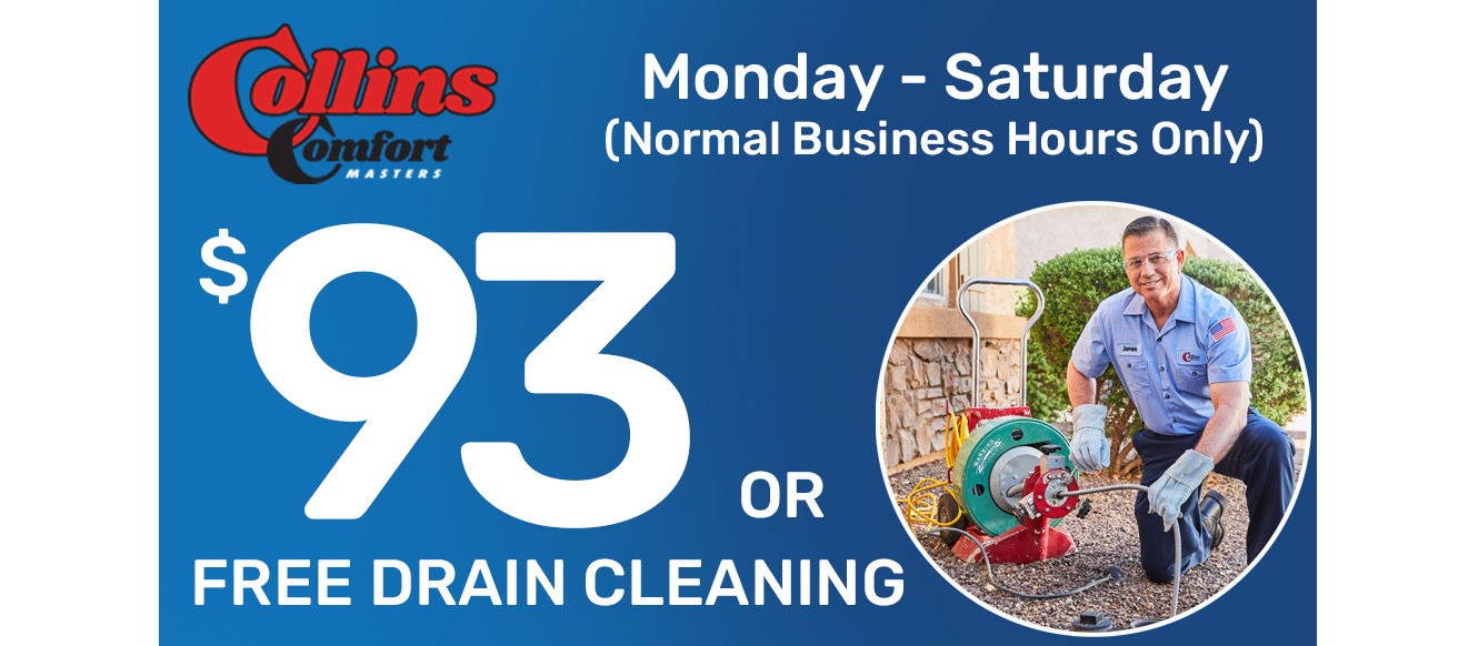 $93 or Free Drain Cleaning