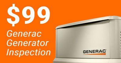 $99 Generac Generator Inspection