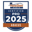 Abacus is a HomeShow Radio Certified Pro in 2025