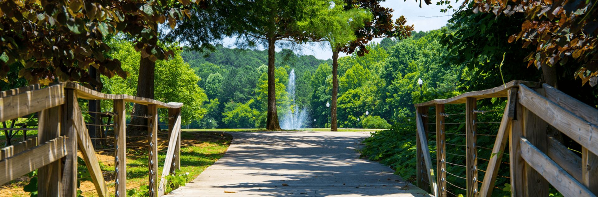 Outdoor fountain in Acworth, GA