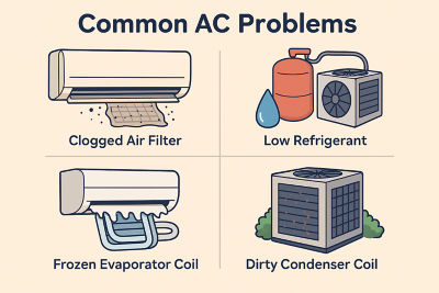 Common Air Conditioning Problems in illustration 