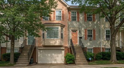 Townhome with garage level below in Crofton, Maryland