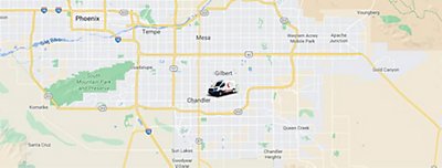 Gilbert, AZ Service Area Map