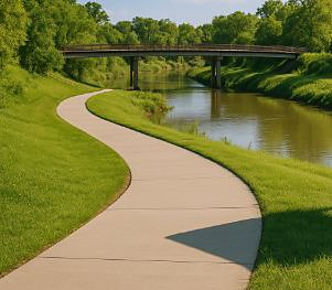 Greens Bayou Greenway Houston