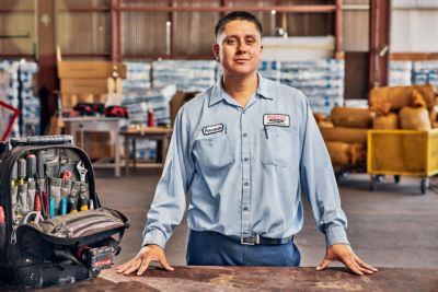 training technician ready to teach an hvac class