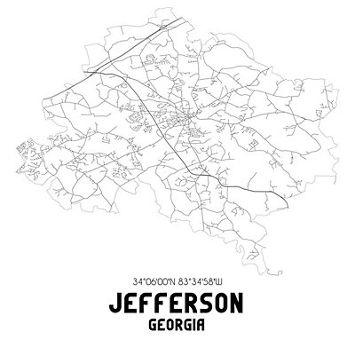 Jefferson, GA Map