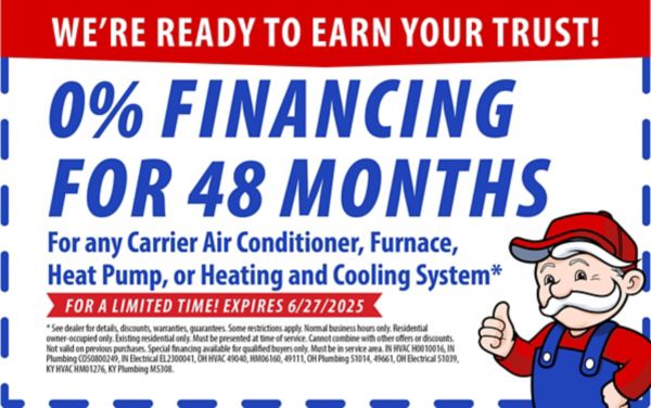 0% Financing for 48 Months Offer