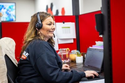 Smiling Customer Service Representative at Ragsdale
