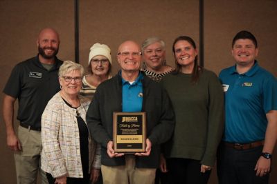 Roger Elkins IN ACCA Hall of Fame Photo