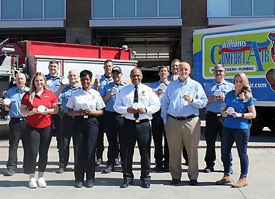 Indianapolis Fire Department receives carbon monoxide detectors from Williams Comfort Air