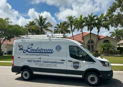 Lindstrom Van Parked in the Shade