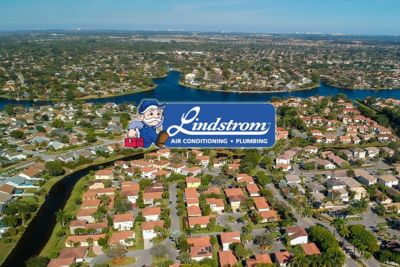Aerial View of Wellington Florida Houses