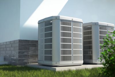 ac units outside a home