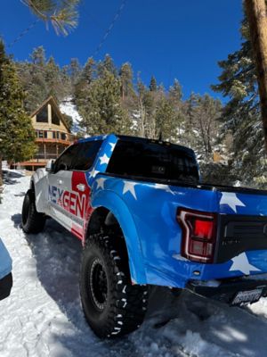 Nexgen truck parked outside in snow