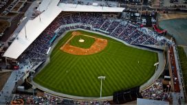 Aeriel view of Coolray Field