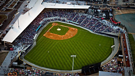 Aeriel view of Coolray Field