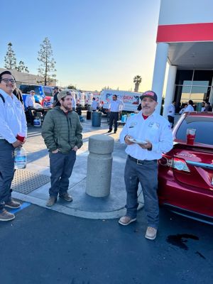 NexGen Employees standing in the parking lot