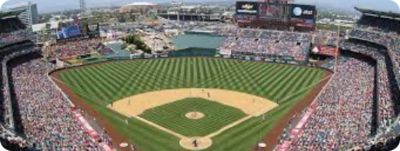 Baseball diamond in Anaheim